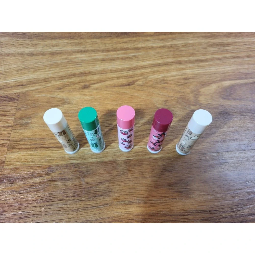 Avon Christmas Vintage Lip Balm Chapstick Bundle of 5 New Old Stock NOS
